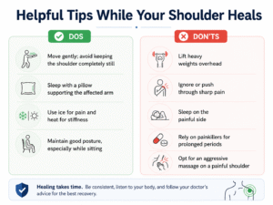 Helpful Tips While Your Shoulder Heals