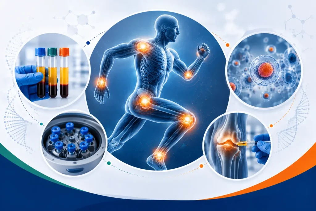 SCP, BMAC, and PRP Therapy: What’s the Difference?
